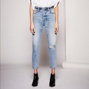 Current/Elliott Vintage Crop Slim Jeans